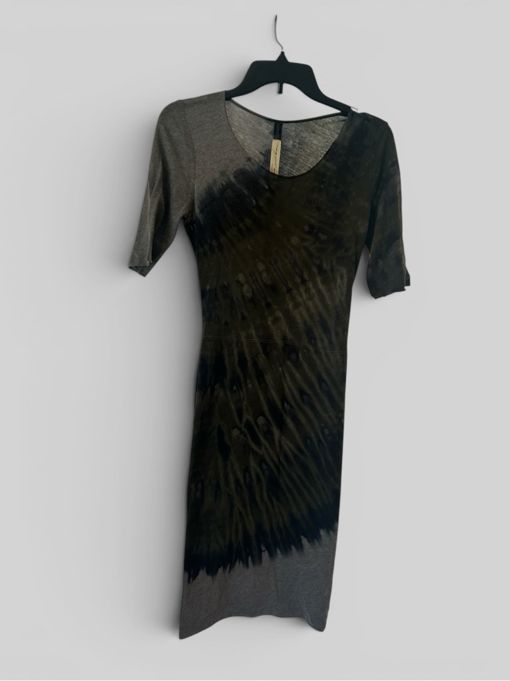 Raquel Allegra tie-dye printed jersey midi dress small fairy grunge coastal goth